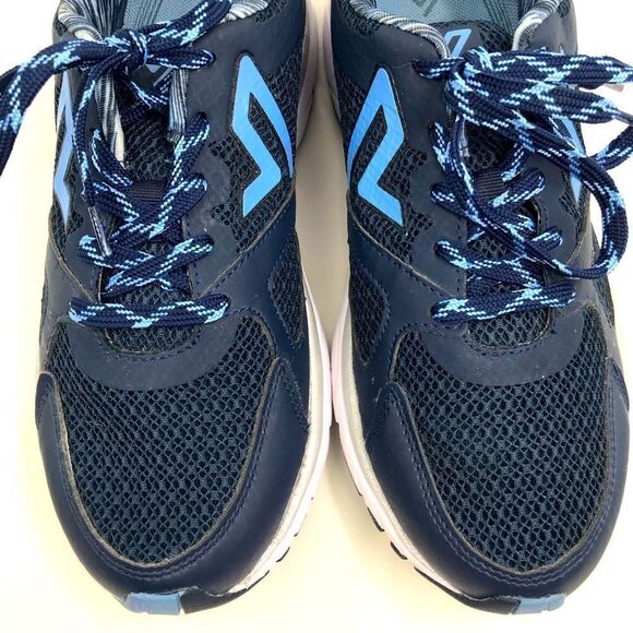 Vionic Satima Navy Light Blue Lace Up Athletic Performance Athleisure Sneakers - Picture 11 of 16